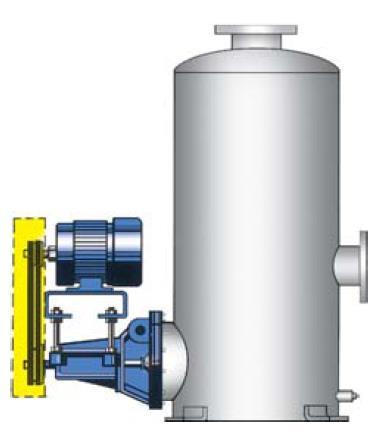 1.5 A Typical 855 Series Specification (Specifier s options in parentheses) Each pump shall be a horizontal, end suction OH motor (close coupled) tank flange mounted centrifugal pump capable of