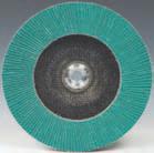 Coated Abrasives 3M Flap Discs (cont.) 3M Giant Flap Discs 577F Versatile alumina zirconia mineral works on a variety of metals and applications Durable YF wt.