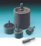 cross pads with 1/4 20 and 8 32 internal threaded inserts 1/4" x 8 32 EXT upon abrasive product used 051141-28385-2 5 1/4" x 3 48 EXT Band and Belt Accessories Rubber Slotted Expander Wheels