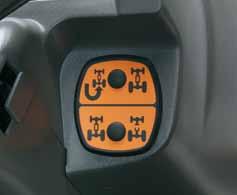 2WD 4WD dualspeed buttons The EF200 lets you switch between 2WD and 4WD and dual-speed from
