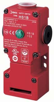 or NC). Degree of Contact Protection: IP67 Model HSB (alum.