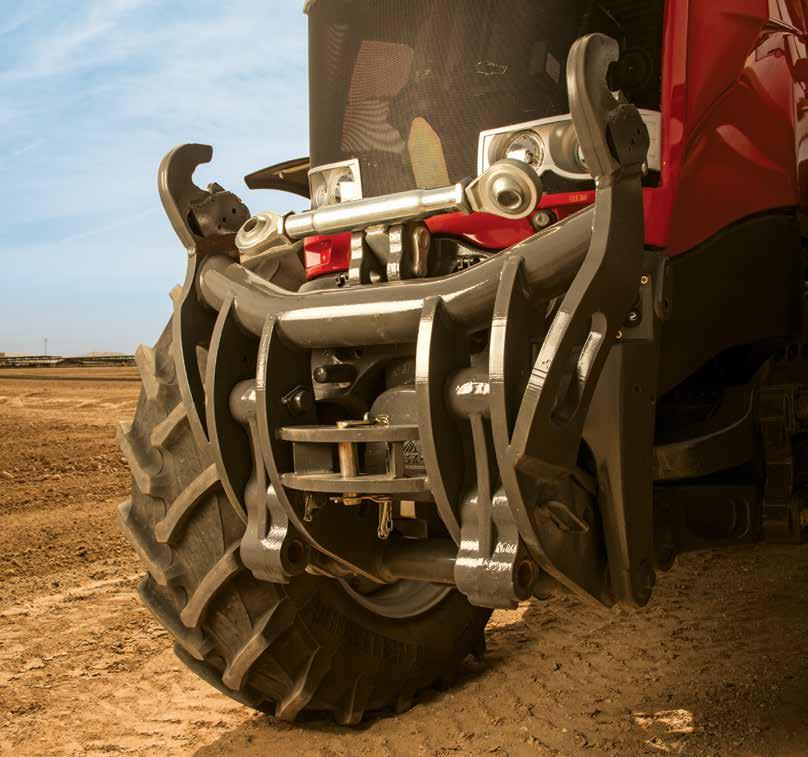 HYDRAULICS / PTO / 3-POINT HITCH. More versatility, right up front.