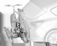 Storage 65 Rear carrier system Rear carrier system for two bicycles The wheelbase of a bicycle must not exceed 1.2 metres. Otherwise the secure fastening of a bicycle is not possible.