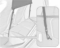 Safety net The safety net is available on the Sports tourer and can be installed behind the rear seats or, if the rear Attach lower hook with opening facing backward to eye in