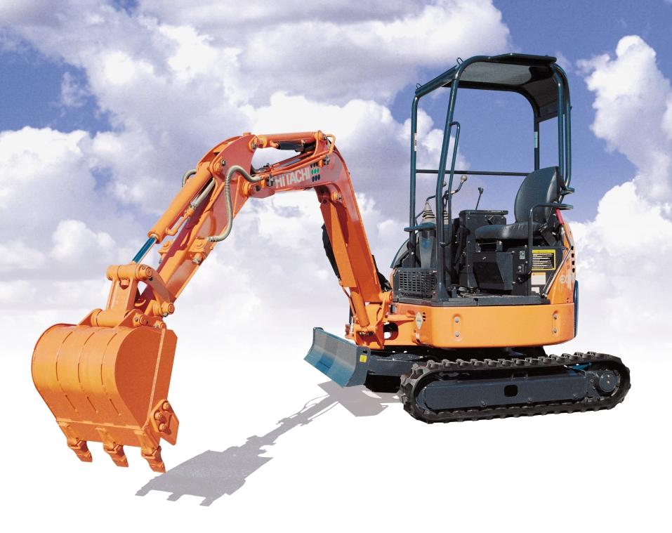 The Is 100 % Operating Travel Max Digging Max Bucket Model Weight Speeds Reach Gradeability Breakout Force EX17U 3,810 lbs 0-2.6 mph 12 9.5 ft 30 3,329 lbf (1 725 kg) (0-4.
