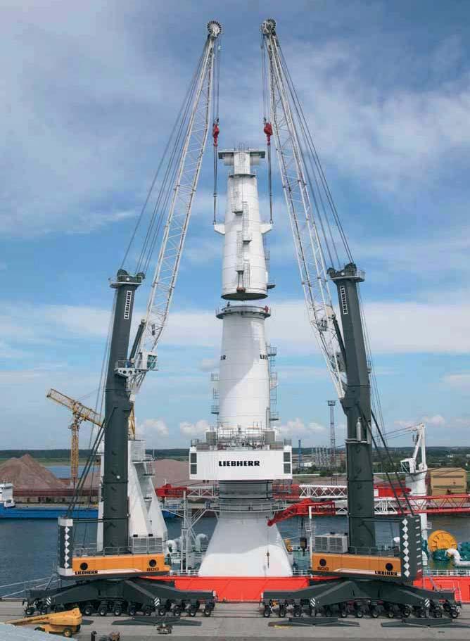4 Heavy Lift Cranes Our fully revolving heavy lift crane provides