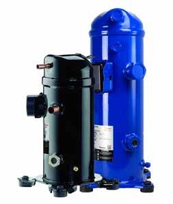 400V/3-phase compressor & 230V/1-phase fan MLZ compressors may be blue or black depending on the manufacturing origin Make your choice!