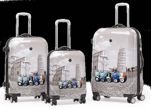 expandable luggage, consisting of twin molded shells