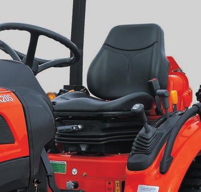 the power steering system is robustly designed for maneuvering in soft soil and for front