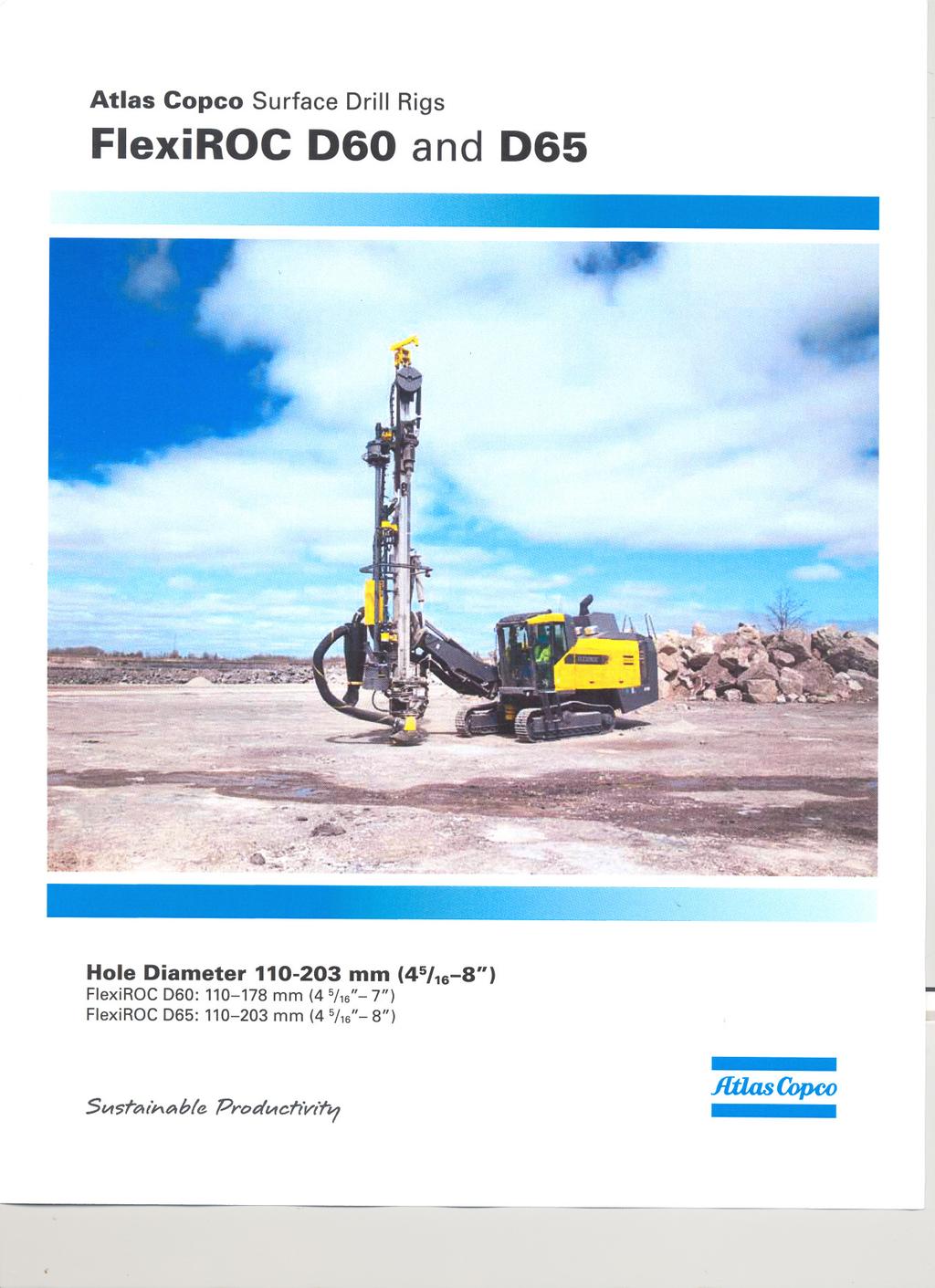 Atlas Cpc Surface Drill Rigs Hle Diameter 110203 mm (45/168")