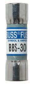 32 x 1 3 8 Fast-acting Fuses BBS Description: Fast-acting supplementary fuse. Dimensions: 32 x 1 3 8 (10.3 x 34.9mm). Construction: Fiber cartridge.