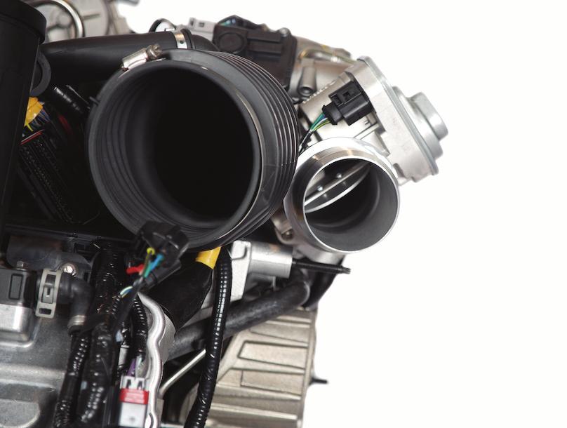 4L Power Stroke Diesel is made of aluminum and directs the flow of air to the intake ports in the cylinder heads.