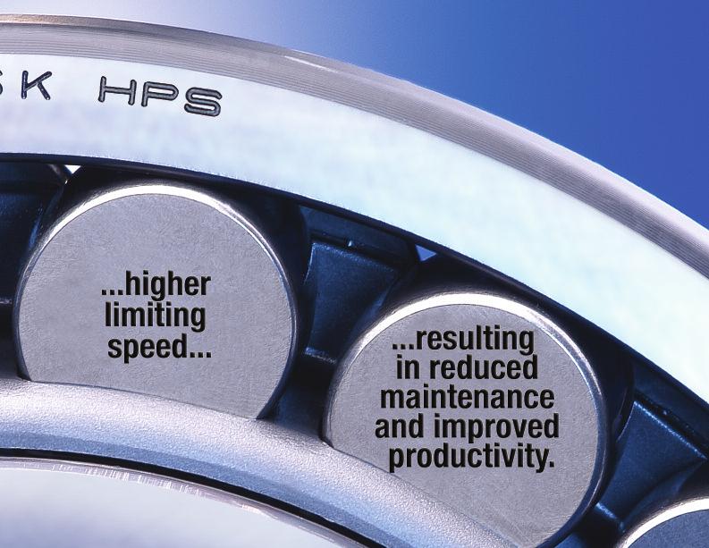 NSK HPS spherical roller bearings give you exactly what you need: Longer bearing life.