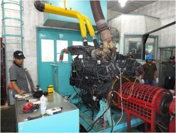 Engine Bench Test of 12V140 (HD785-7) at KRA 9 BDF Project Jatropha BDF