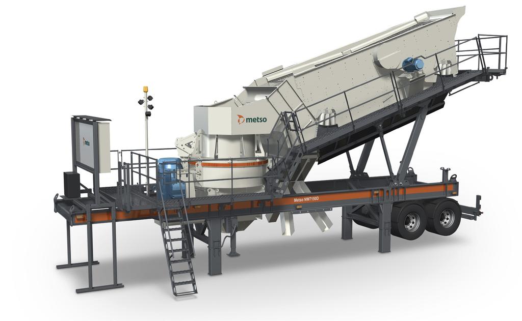 Metso NW7150D VSI crushing & screening plant High-quality manufactured sand requires in-depth process knowledge and an advanced plant design.