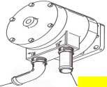 Caution: Permit no oil, grease, pipe compound or foreign material to enter internal parts of the pressure/vacuum pump.