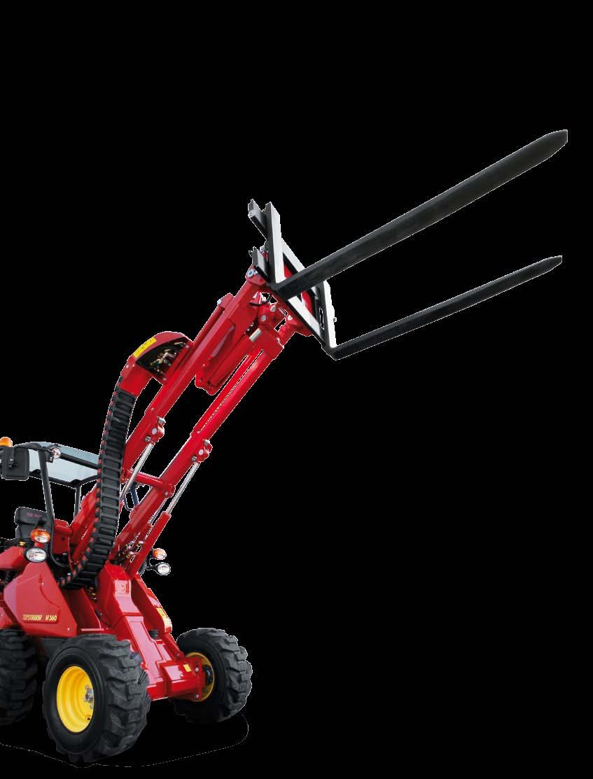 Turboloader has the manoeuvrability of a wheel loader Turboloader offers the benefits of a telescopic handler Turboloader has the compact dimensions of a skid steer loader and it s even more