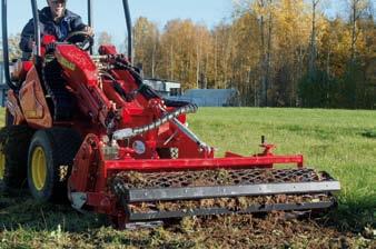 Stone burier Front hoe Working width 125 cm Max.