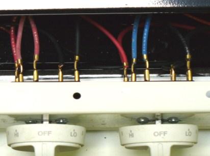 3-13 6. Connect the other end of the RED relay wire to the temperature control dial. (Fig.3-14) 7.