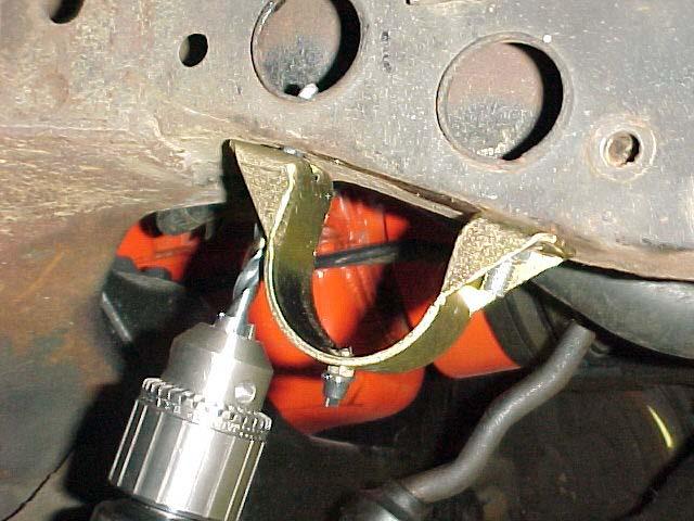 Leave the steering loose for installation of the Hotchkis sway bar at a