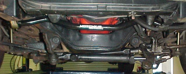 Tighten the end link and all sway bar bracket hardware into