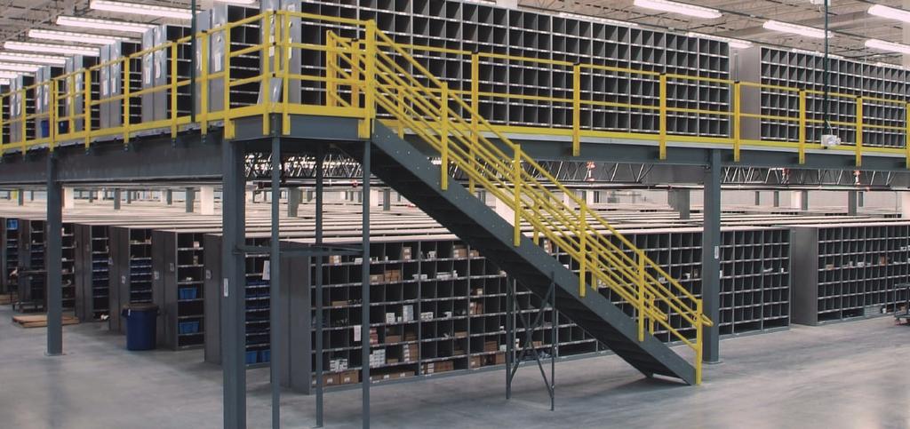 SHELVING UNITS Pre-engineered sections are 36, 42, and 48 wide and 84, 96 and 120 high, with shelves adjustable on 1-1/2 centers.