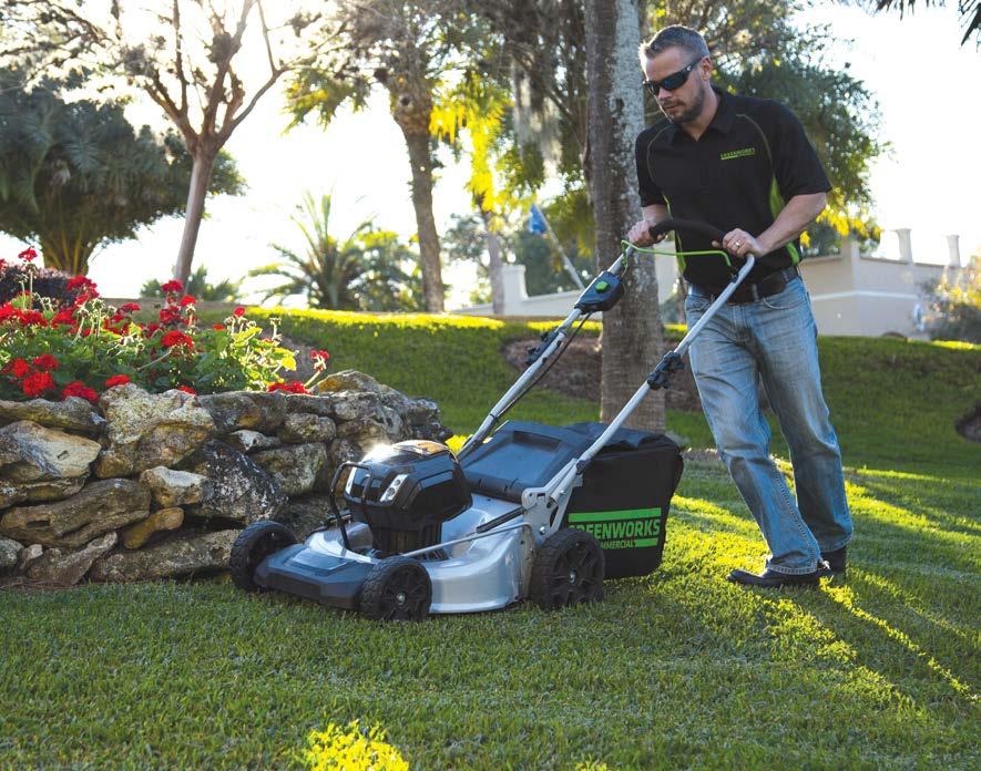 Quality Lawn Care PRODUCT FEATURES 21 CUTTING DECK 7 CUTTING HEIGHTS BRUSHLESS MOTOR