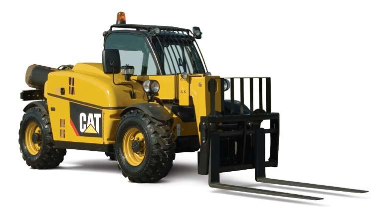 CAT TH255 Super Compact Telehandler Power Train A Cat 63 kw, Tier 3 engine reduces emissions and delivers the power you need. CAPACITY AND REACH With 2500 kg of capacity and 3.