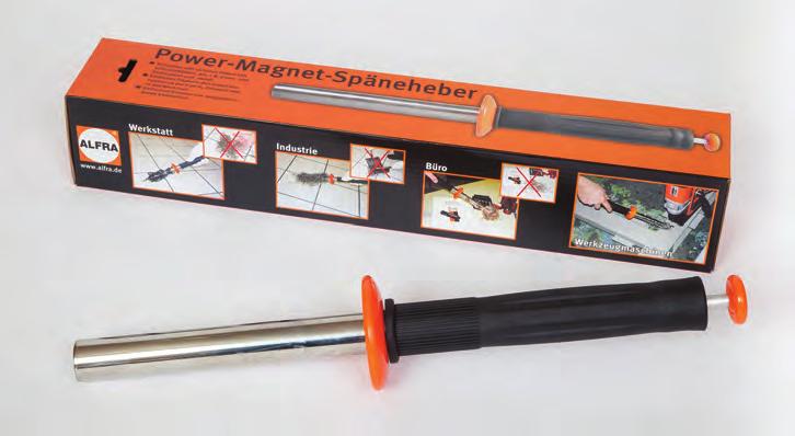Magnetic Chip Remover In a stainless steel rod, you can move the magnet back and forwards.