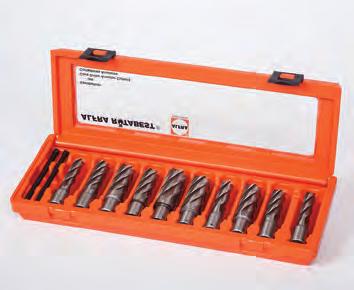 HSS 6pc Cutter Set Cutting Depth 25mm Product code 19900 With one of each 12, 14, 16, 18, 20, 22mm In a solid