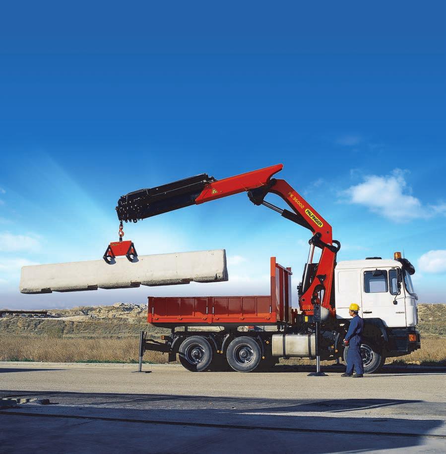 BARRIER LIFTERS Fast and convenient handling of concrete barriers and blocks Maximum safety thanks to the carbide gripping pads Easy handling because of the mechanical latch & release system The pin