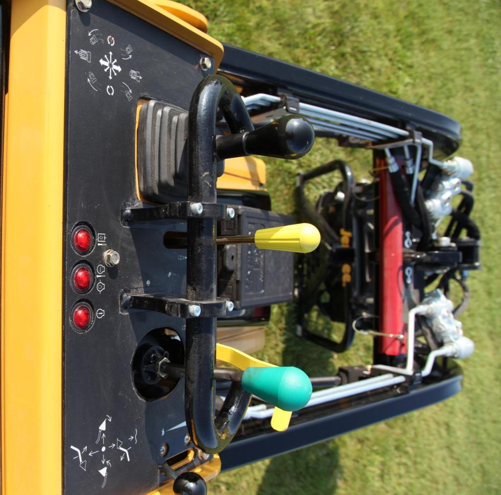Control Panel Optional auxiliary hydraulic control Pilot-operated ground drive