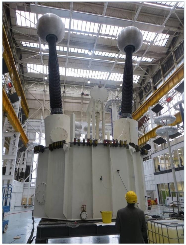Full Scale 400kV Test with Synthetic Ester Joint project under UK OFGEM funding National Grid Alstom UK M&I Materials Testing of a full scale