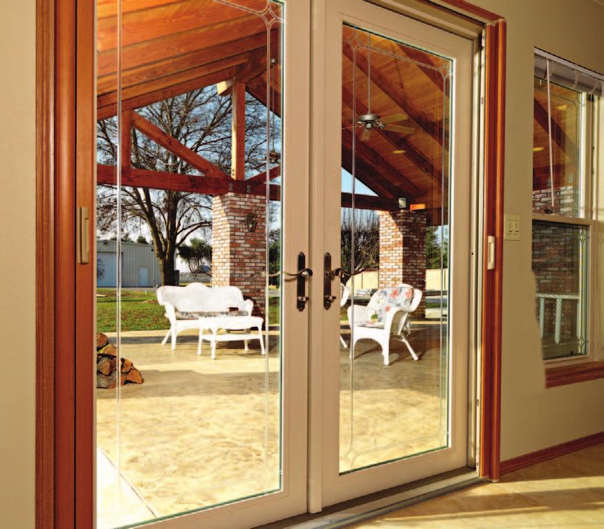 Vinyl Swinging French Doors Enjoy all the style and elegance of French doors with the energy