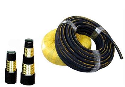 High Pressure Air Hose High pressure air hose is composed of three parts: tube, reinforcement and cover.