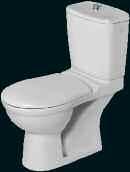 40 60 535 1 o/ 25 OKFF 45 120 300 130 60 30 175 55 Floor standing close coupled WC bowl Vertical outlet R3441 Urinal siphonic back inlet