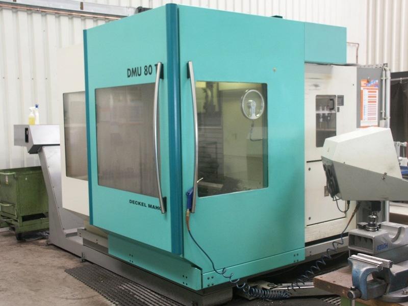 3-axes CNC machining centre DMU 80 T - X-axis: 800 mm - Y-axis: 650 mm - Z-axis: 550 mm - C-axis: