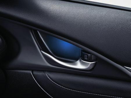 footwell becomes illuminated giving a soft, cool, calm glow to the interior of your car.