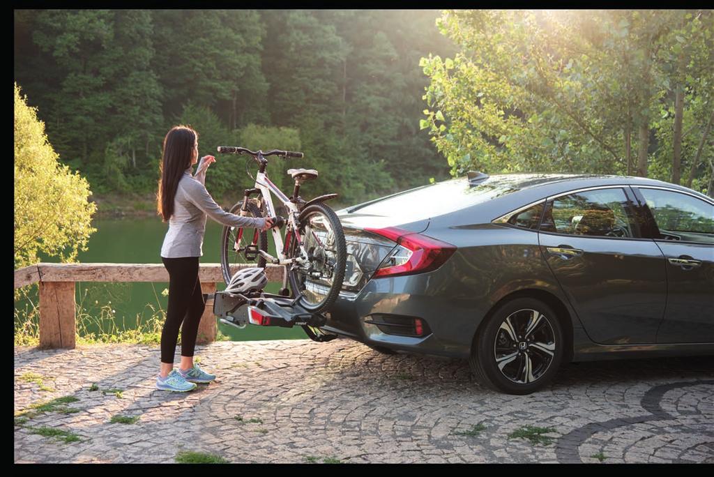 EASYFOLD BICYCLE CARRIER Created by Thule, certified by Honda.