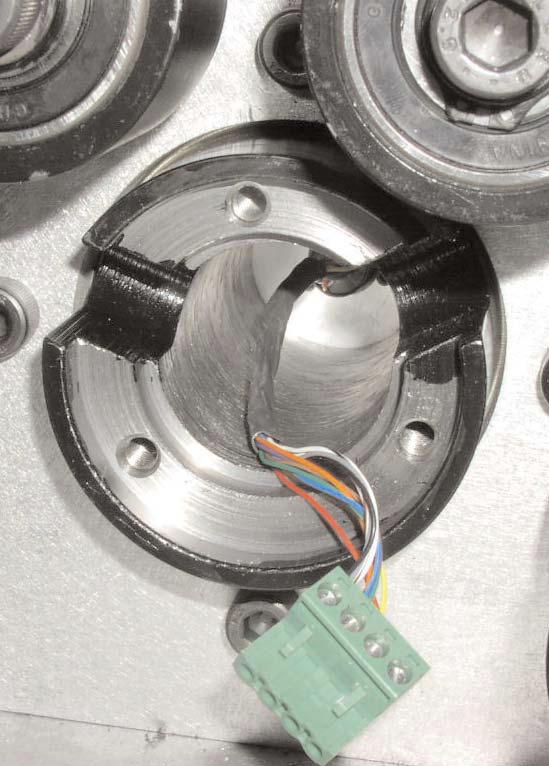 inside of the drum hub. Electrical connector 10.