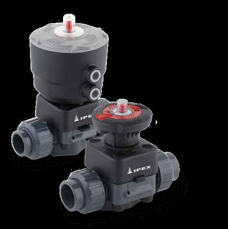 The modular nature of these valves results in many material, body style, and diaphragm options.