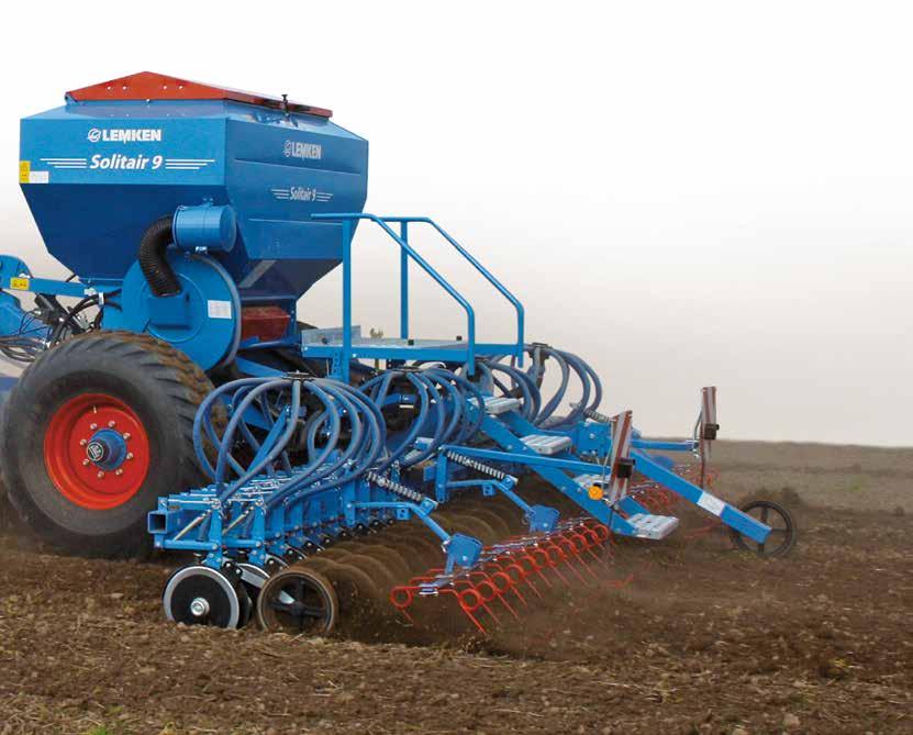 Solitair 9 Solitair 12 The combination possibilities of the Solitair 9 pneumatic seed drill with