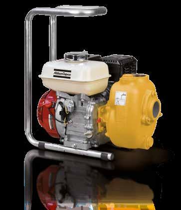 Number of cylinders 1 1 CENTRIFUGAL SELF-PRIMING GASOLINE PORTABLE PUMPS JB 40G AND JB 50G The JB series offers two models. Both are lightweight, highly portable, self-priming, gasoline driven pumps.