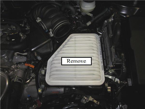C 10 12. Remove the M6 bolts on the engine cover.