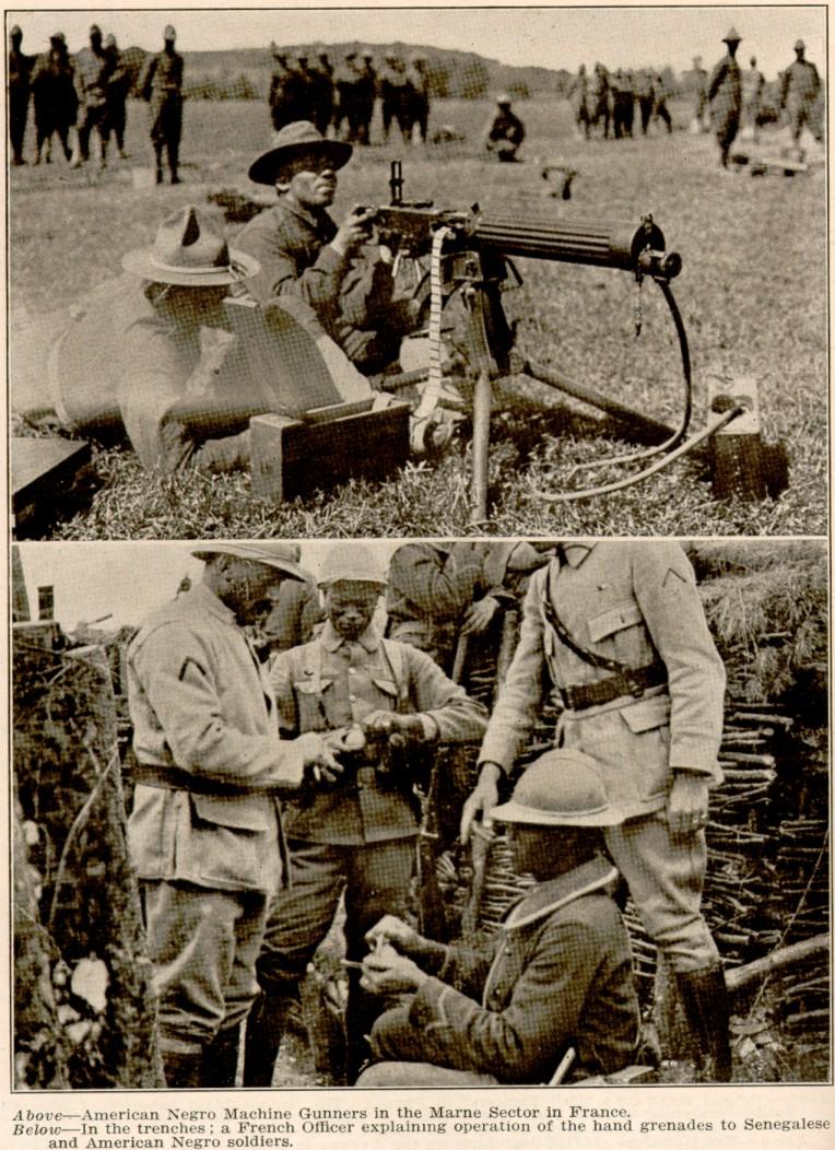 The Machine Gun During World War I most of the fighting happened in the trenches.