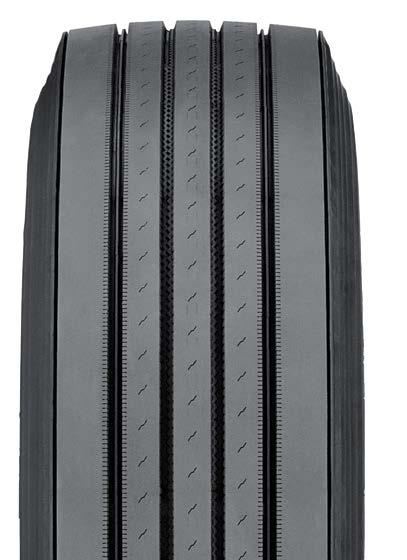 M137 EXTREME LONG-HAUL STEER TIRE The M137 is a steer tire designed for operations running 15,000 to 20,000 miles per month, where steer tires are typically pulled prematurely due to irregular wear.