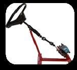 worms, Steering arm, etc., is mounted on a sturdy iron frame.