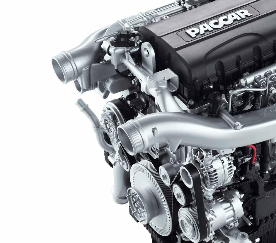 DAF developed three new engines for the CF. The 12.9 litre PACCAR MX-13, the 10.8 litre PACCAR MX-11 and the 6.7 litre PACCAR PX-7*. Available with various specifications.