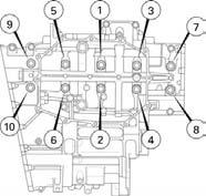 Do not rotate the crankshaft during inspection. PLASTIGAUGE Install the three dowel pins (page 13-24).