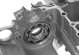 COUNTERSHAFT BEARING REPLACEMENT Separate the crankcase halves (page 13-6).